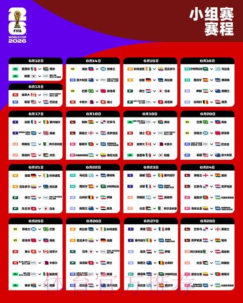 2026世界杯完整赛程是否免费